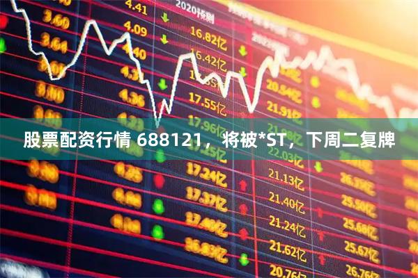 股票配资行情 688121，将被*ST，下周二复牌
